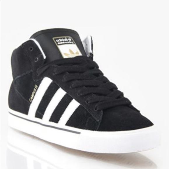 adidas campus vulc black